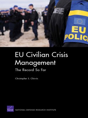 cover image of EU Civilian Crisis Management